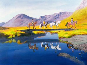 Specchio nei Cairngorms da William Ireland